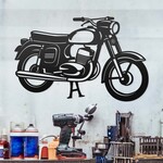 Retro drevený obraz Jawa - Kývačka