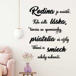 Nalepovací citát o rodine, láske a priateľstve 