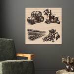 Tablou 3D gravat - Vin