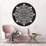 Kulatá dřevěná 3D mandala - Afrodita