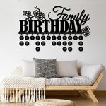 Calendar de perete pentru familie - Family Birthday