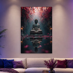 Obraz na dreve - Budha v meditácii