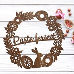 Coroniță pentru ușă - Paște fericit