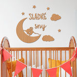 Dřevěná dekorace do dětského pokoje - Sladké sny Koala