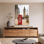 Wooden picture of London - Big Ben