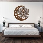 Dream mandala din lemn - Ochiul Lunii
