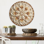 Wooden mandala for the wall - Light of home