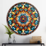 Barevná mandala na stěnu - Kaleidoskop