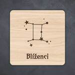 Levný dárek - podložka pod sklenice - Blíženci