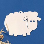 DIY - Dřevěná velikonoční ozdoba - Beránek