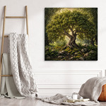 Tree picture on the wall - Beginning