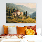 Image on wood - Tuscany