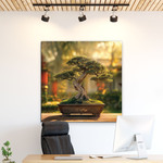 Tablou din lemn - Bonsai