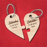 Valentýnský dárek - Klíčenka na míru