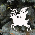 Santa Claus dekorácia na okno 
