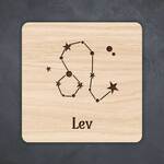 Pivní podtacek - Znamení Lev hvězdy