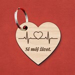 Drevená kľúčenka - Si môj život 