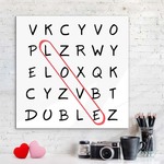 Romantic Gift for Him - LOVE Wall Art