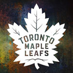 Wooden Wall Art of NHL Logo - Toronto Maple Leafs