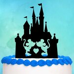 Detský zápich do torty - Hrad Mickey Mouse