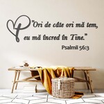 Citat biblie - Sticker pentru perete