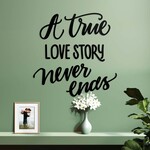 Zamilovaný citát na stenu - A true love story...