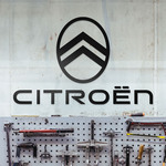 Logo din lemn pentru garaj - Citroën