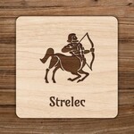 Darček k narodeninám - Podložka pod pohár znamenie Strelec