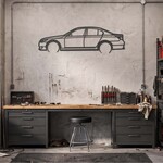 Car Silhouette Wall Art - BMW E60 M5