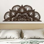 Mandala lemn pentru dormitor – Răsărit de soare