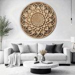 A béke virága - Dekoratív mandala