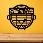 Accesoriu din lemn pentru bucătărie - Grill n Chill