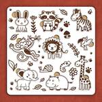 Puzzle din lemn - Animale