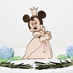 Dřevěná figurka na dort - Minnie Mouse