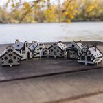 Vianočná dedinka - Set 6 ks