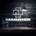 Logo autoadeziv din lemn - Rammstein