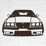 Dřevěný obraz na zeď - BMW E36