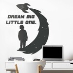Autocolant 3D pentru camera copiilor - Dream big little one