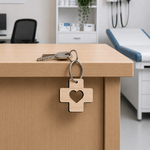 Breloc pentru chei pentru personalul medical - Inima ajutorului