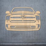 Tablou din lemn pentru perete cu o mașină - Dodge Ram